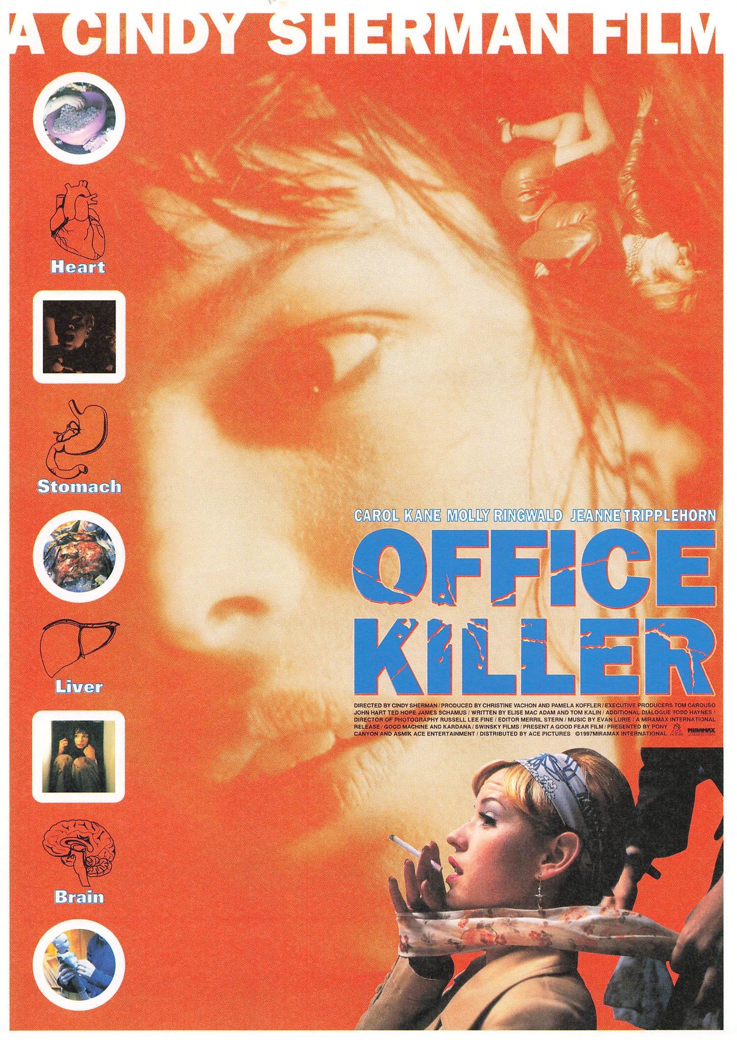 OFFICE KILLER Cindy Shermanl 1997 Japanese Movie Flyer B5 size