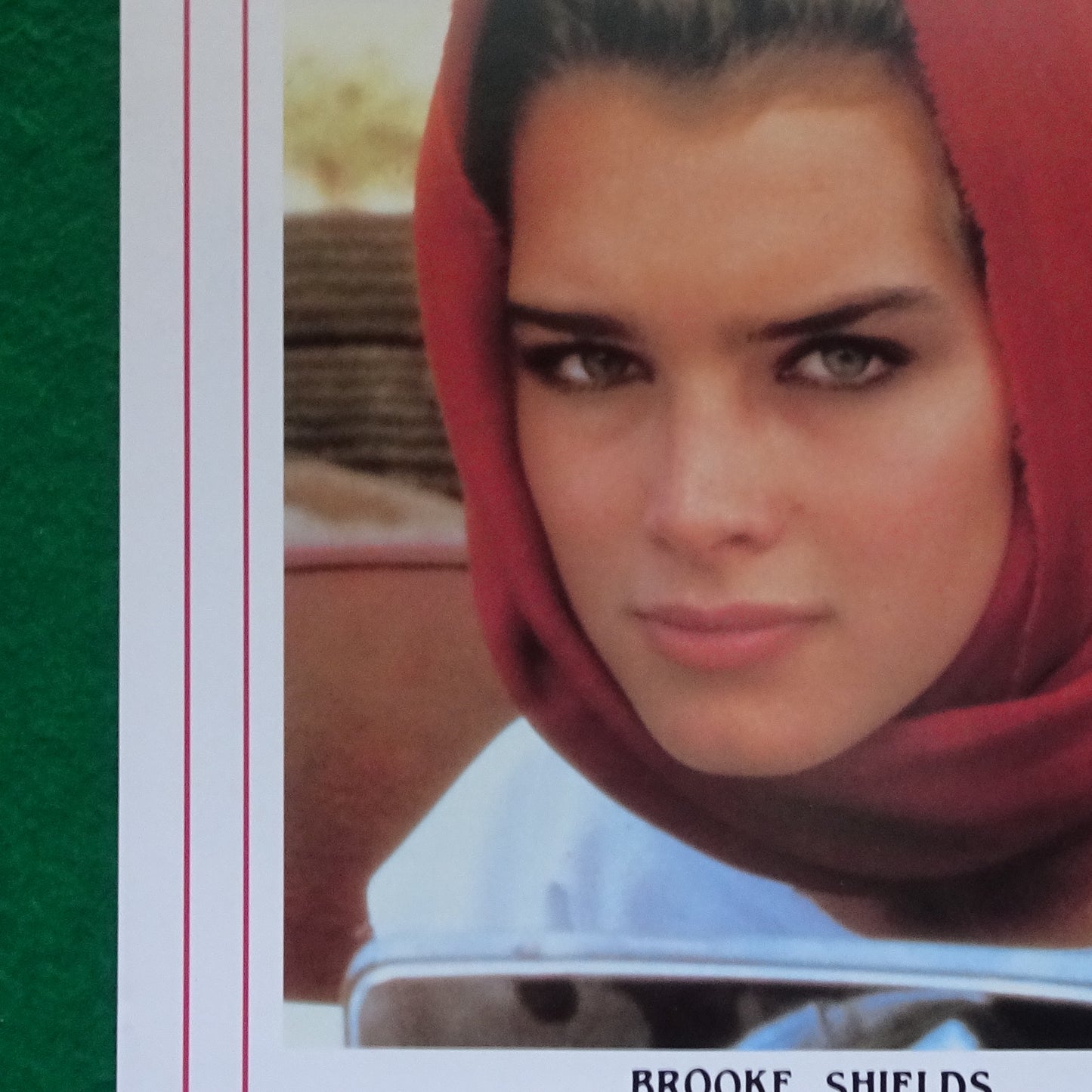 Program SAHARA Japanese Souvenir 1984 Brooke Shields Lambert Wilson