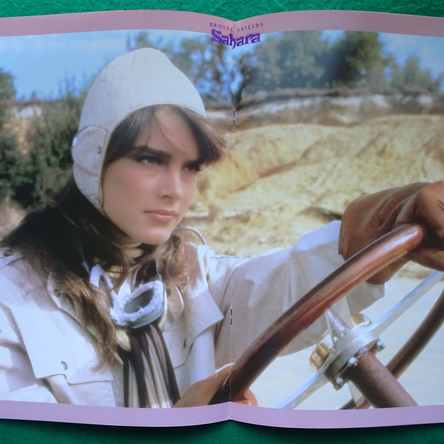 Program SAHARA Japanese Souvenir 1984 Brooke Shields Lambert Wilson