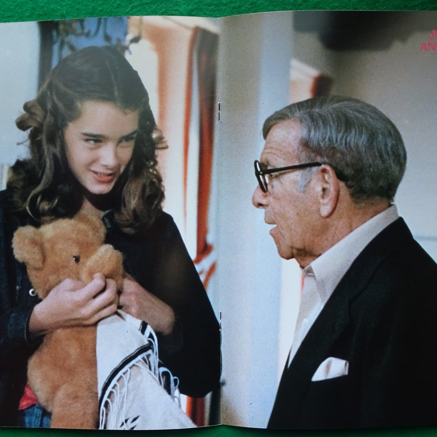 Program JUST YOU AND ME, KID Movie Booklet 1981 George Burns Brooke Shields Japanese