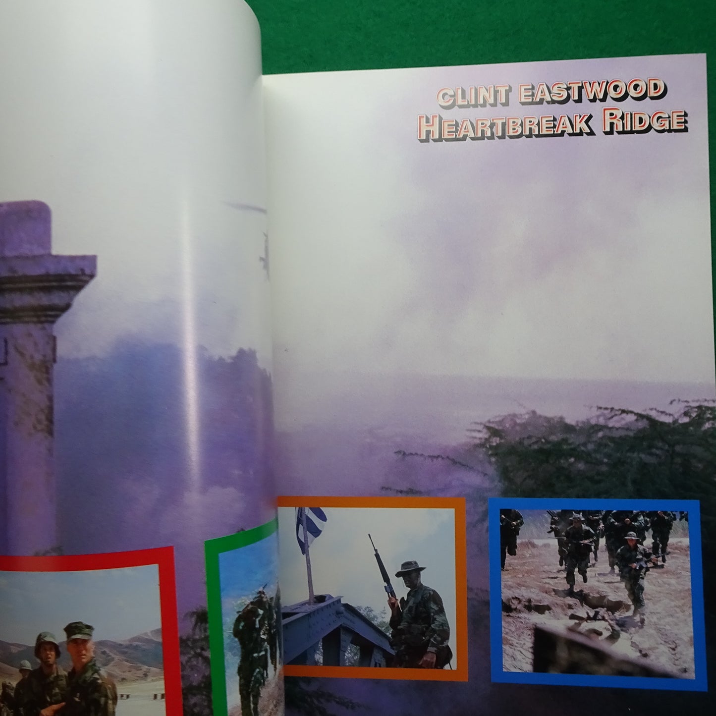 Heartbreak Ridge Japan Movie Program 1986 Clint Eastwood A4 size excellent