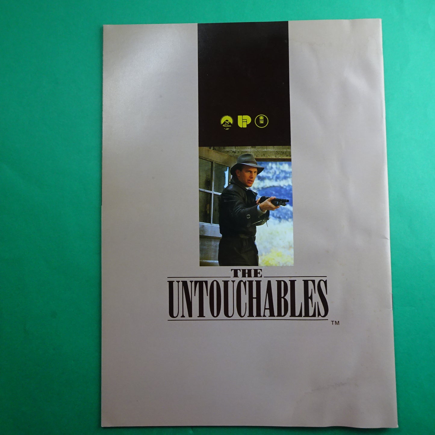 The Untouchables Japan Movie Program 1987 Kevin Costner Brian De Palma A4 size good