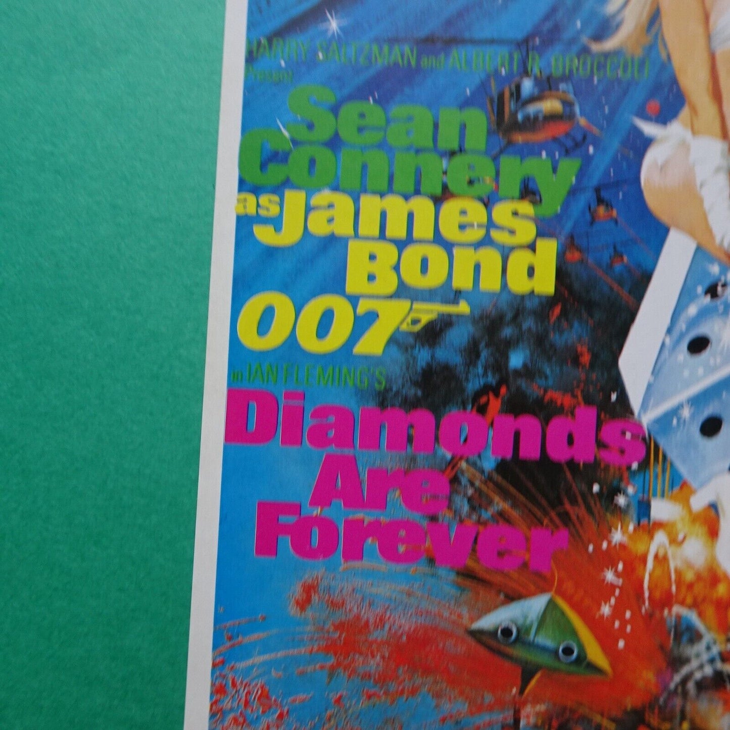 Chirashi 007 set of 3 1960s Movie Japanese Flyer B5 lot SEAN CONNERY James Bond