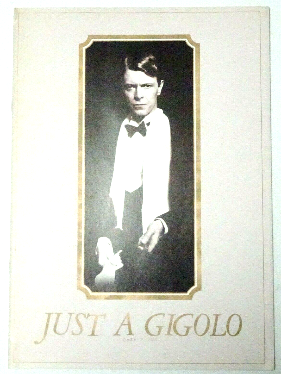 Program Just a Gigolo David Bowie Schöner Gigolo armer Gigolo 1978 Japanese Movie