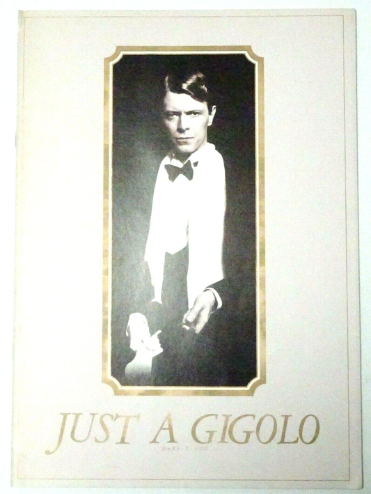Program Just a Gigolo David Bowie Schöner Gigolo armer Gigolo 1978 Japanese Movie