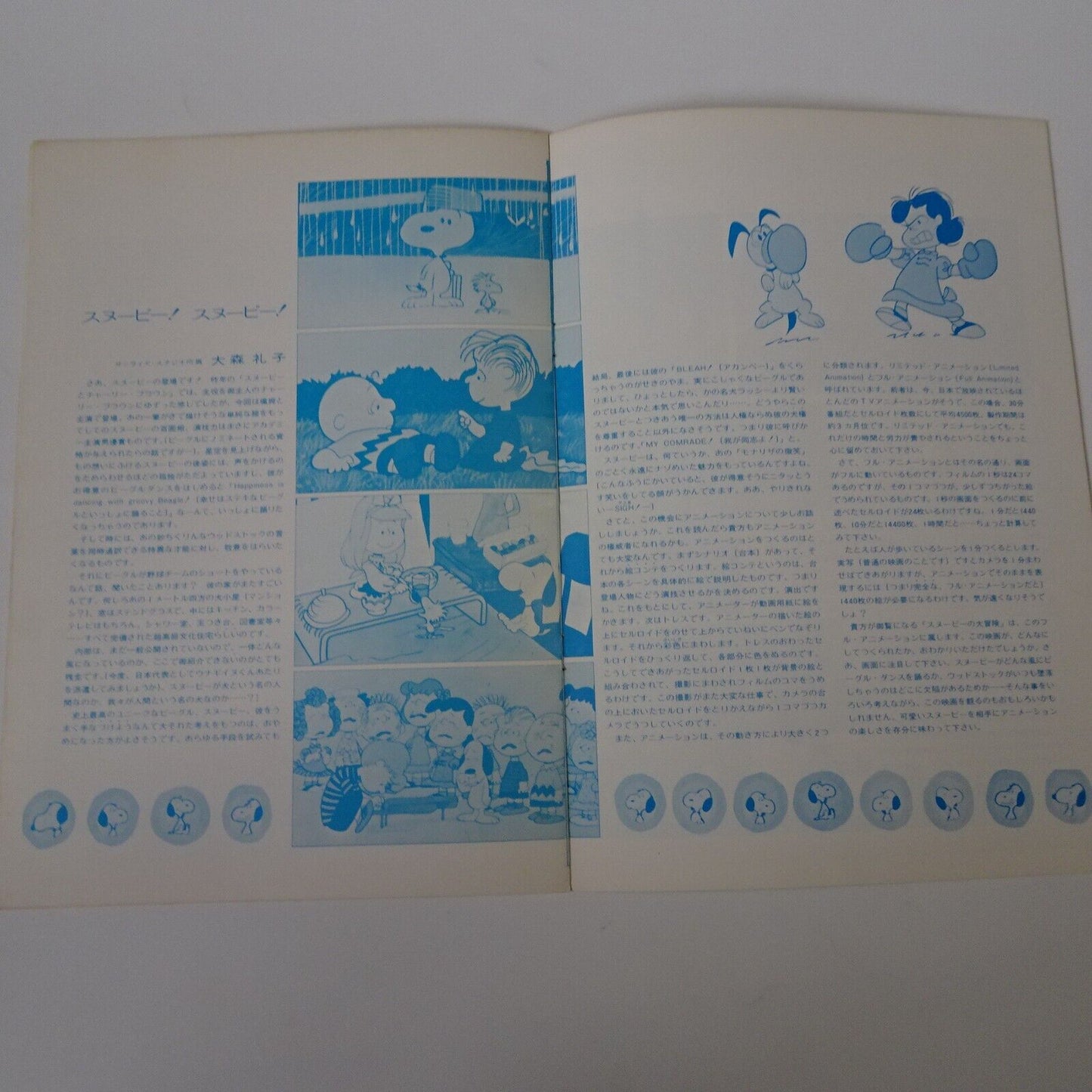 Program A boy Named Charlie Brown 1972 Snoopy, Come Home! Movie Japanese lot 2