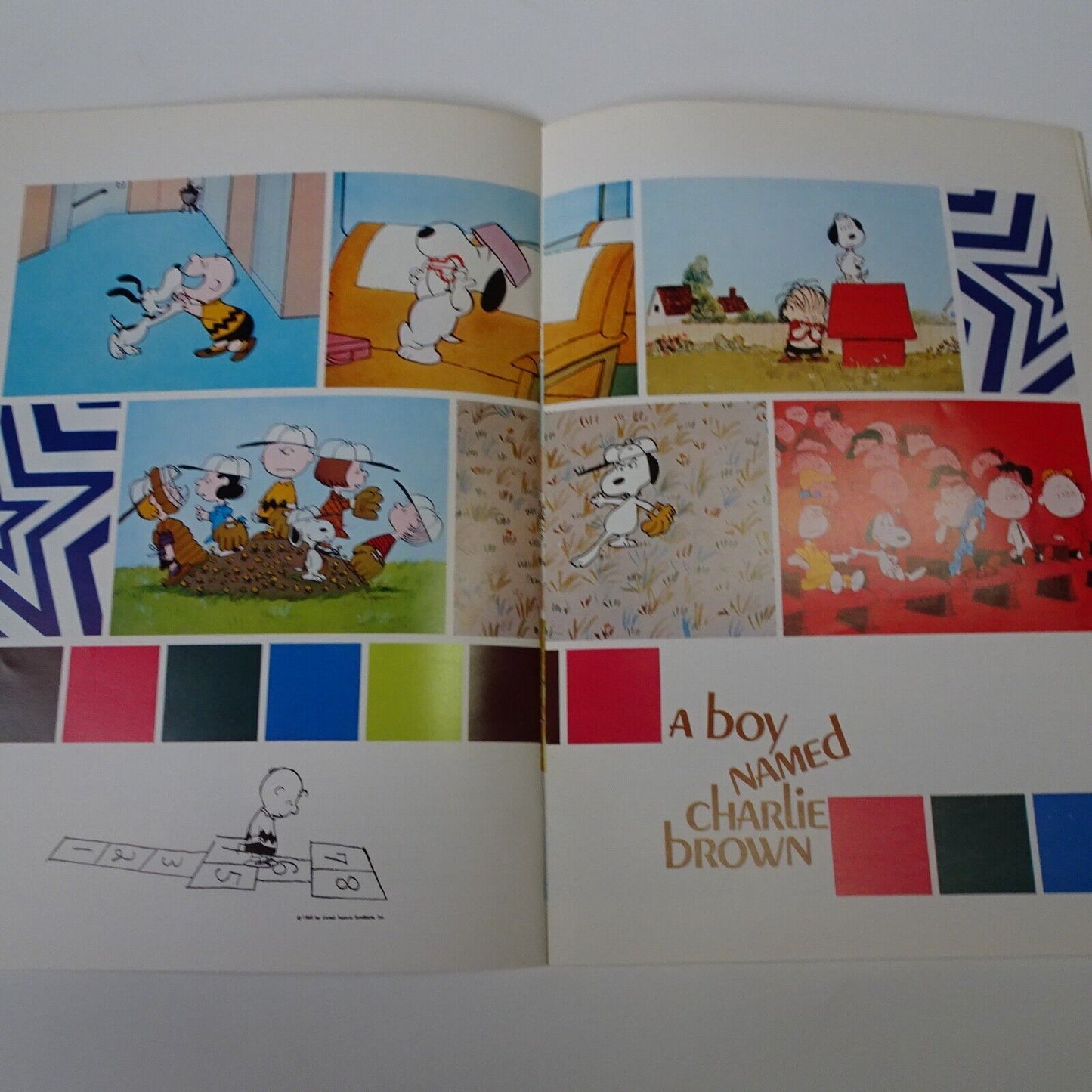 Program A boy Named Charlie Brown 1972 Snoopy, Come Home! Movie Japanese lot 2