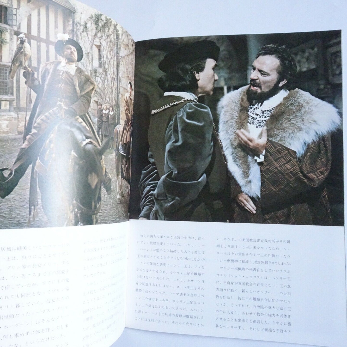 Program Anne of the Thousand Days 1969 Japanese Movie A4  Richard Burton Genevie