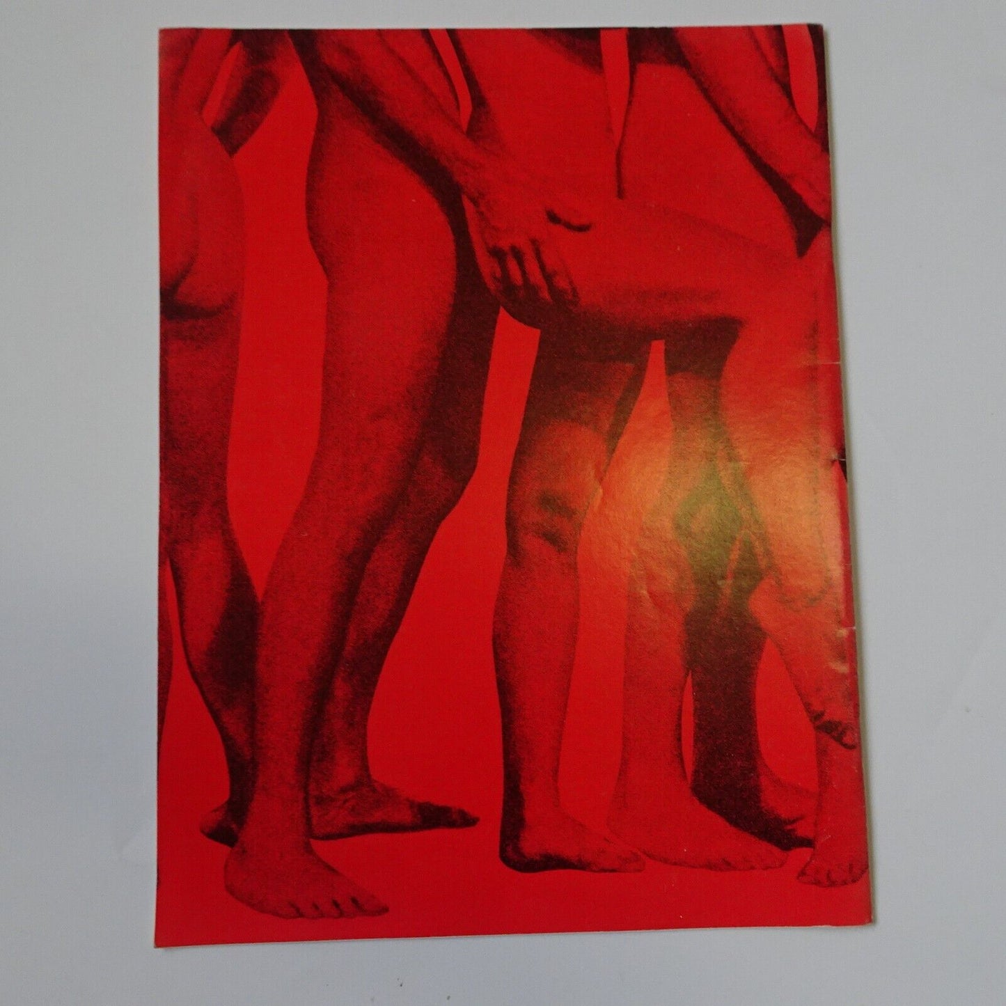 OH! CALCUTTA! Broadway Show Tour Souvenir Program 1982 NY Red  30 x 23 cm p.32