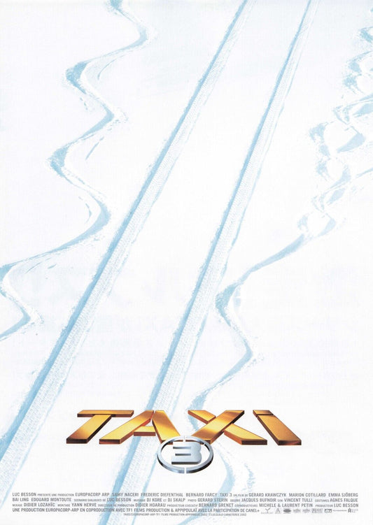 Taxi 3 2003 Gérard Krawczyk movie flyer Japanese Chirashi both side color B5 siz