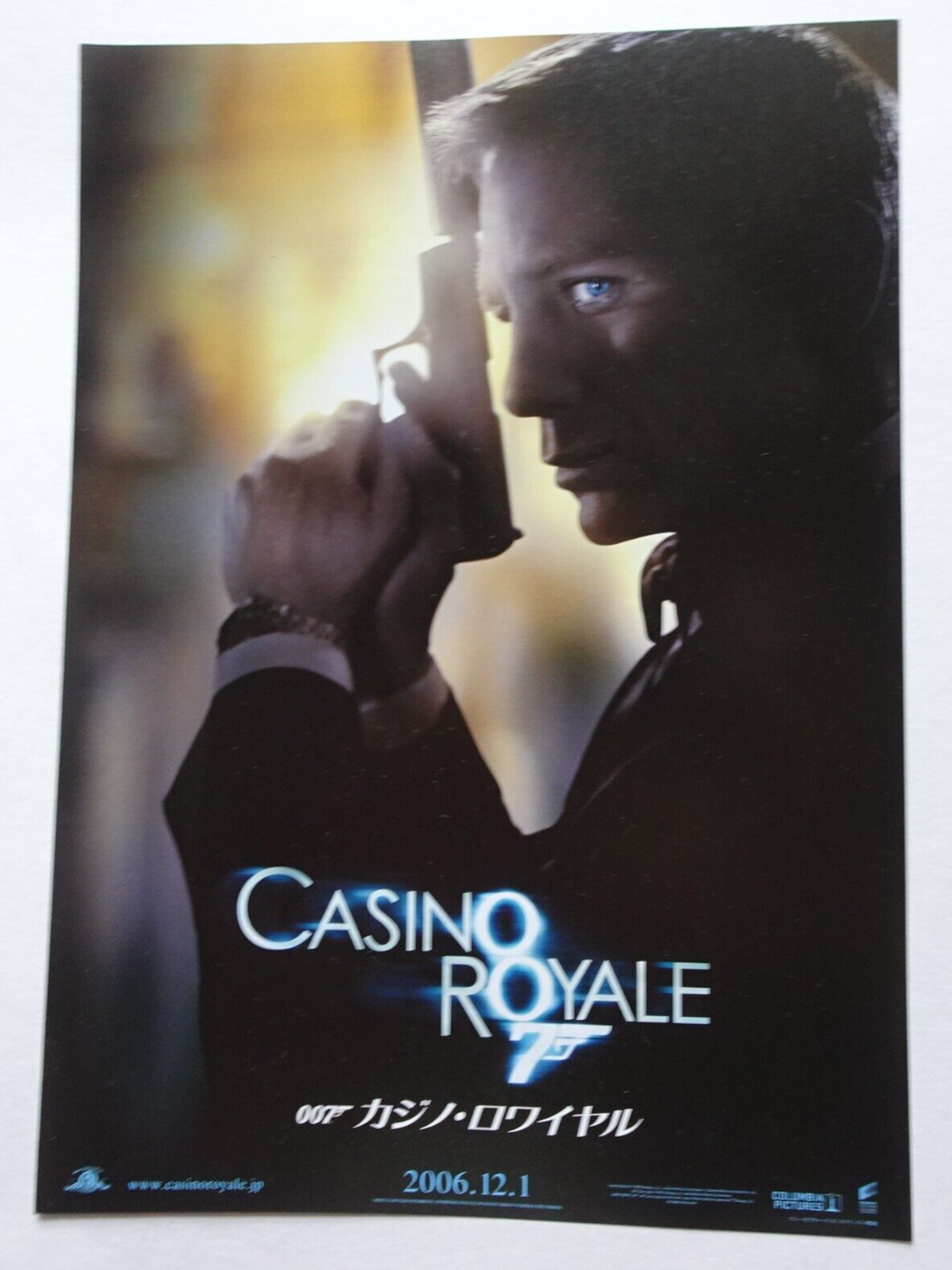 CHIRASHI Casino Royale 2006 Daniel Craig 007 Movie Flyer lot of 2 B5 Japan Osaka