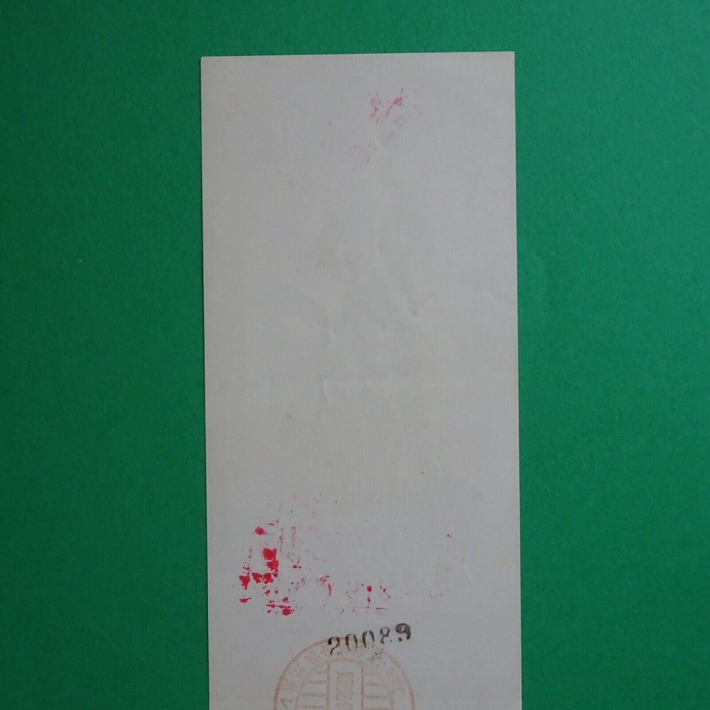 The Hunger 1983 David Bowie Tony Scott movie stub used ticket Japanese Catherine