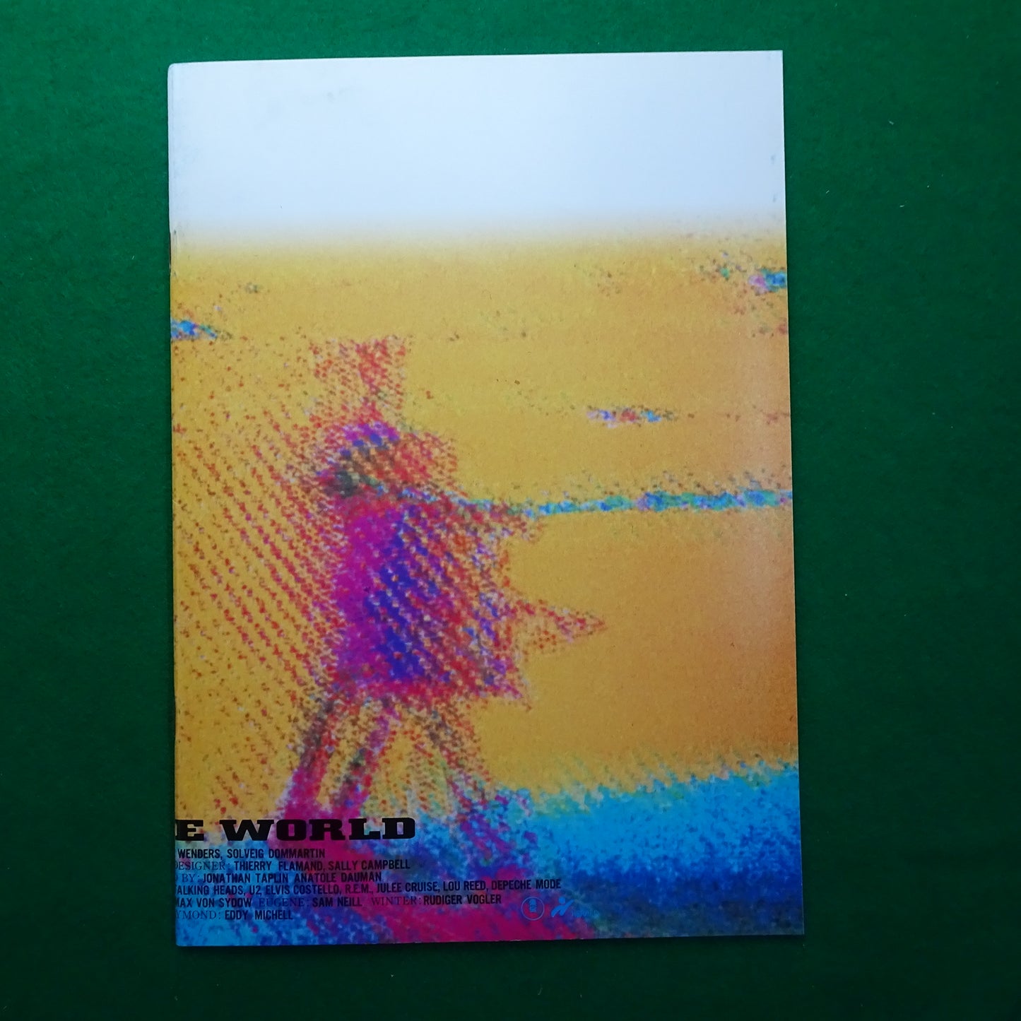 Until the End of the World 1991 Wim Wenders Movie Japanese Program B5