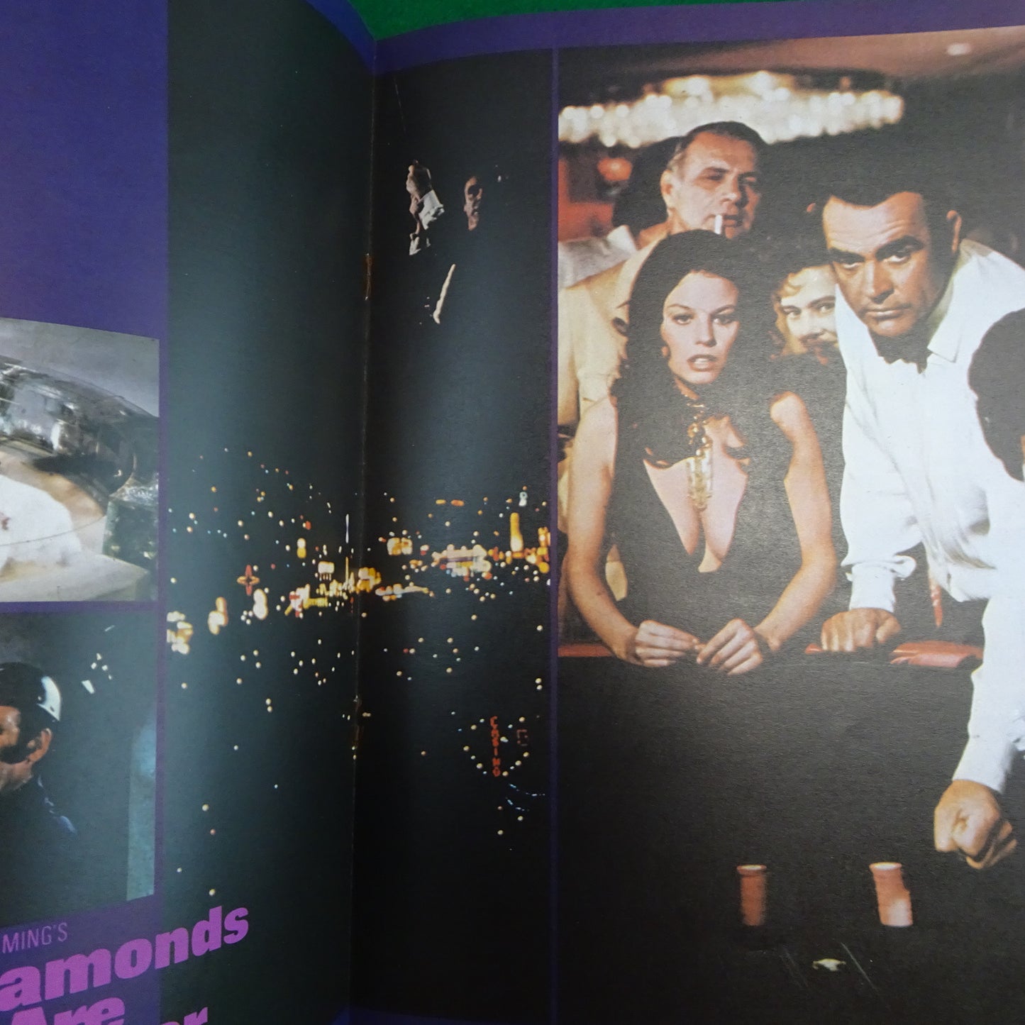 Program 007 Diamonds Are Forever Japan Movie 1971 Sean Connery Guy Hamilton A4 size VG