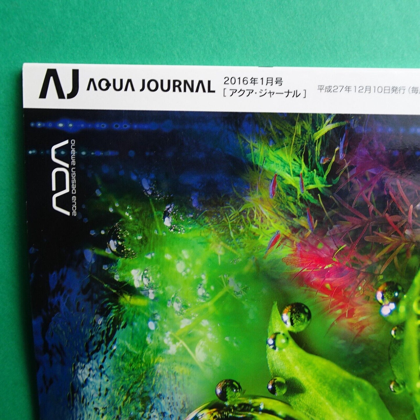 Magazine Aqua Journal No.243 Jan. 2016 Aqua Design AMANO Japan Wide A4 COLOR PALETTE OF