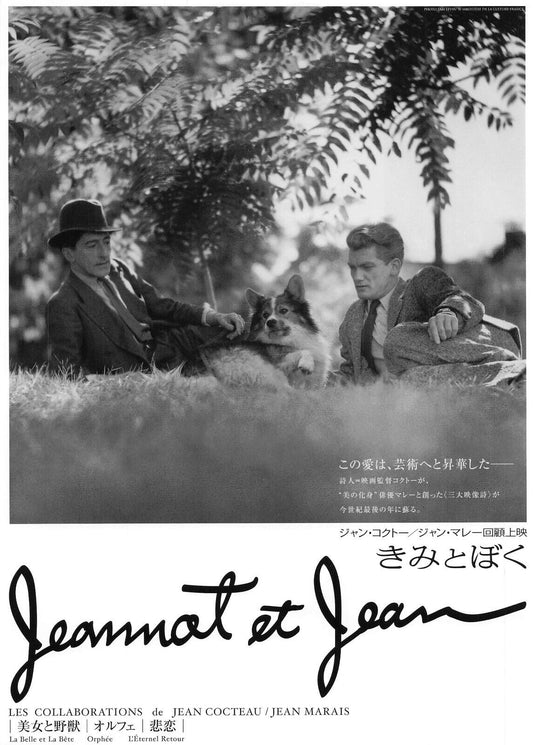 Jean Marais Cocteau retrospective fair 1990 Japanese Movie Flyer B5 CHIRASHI